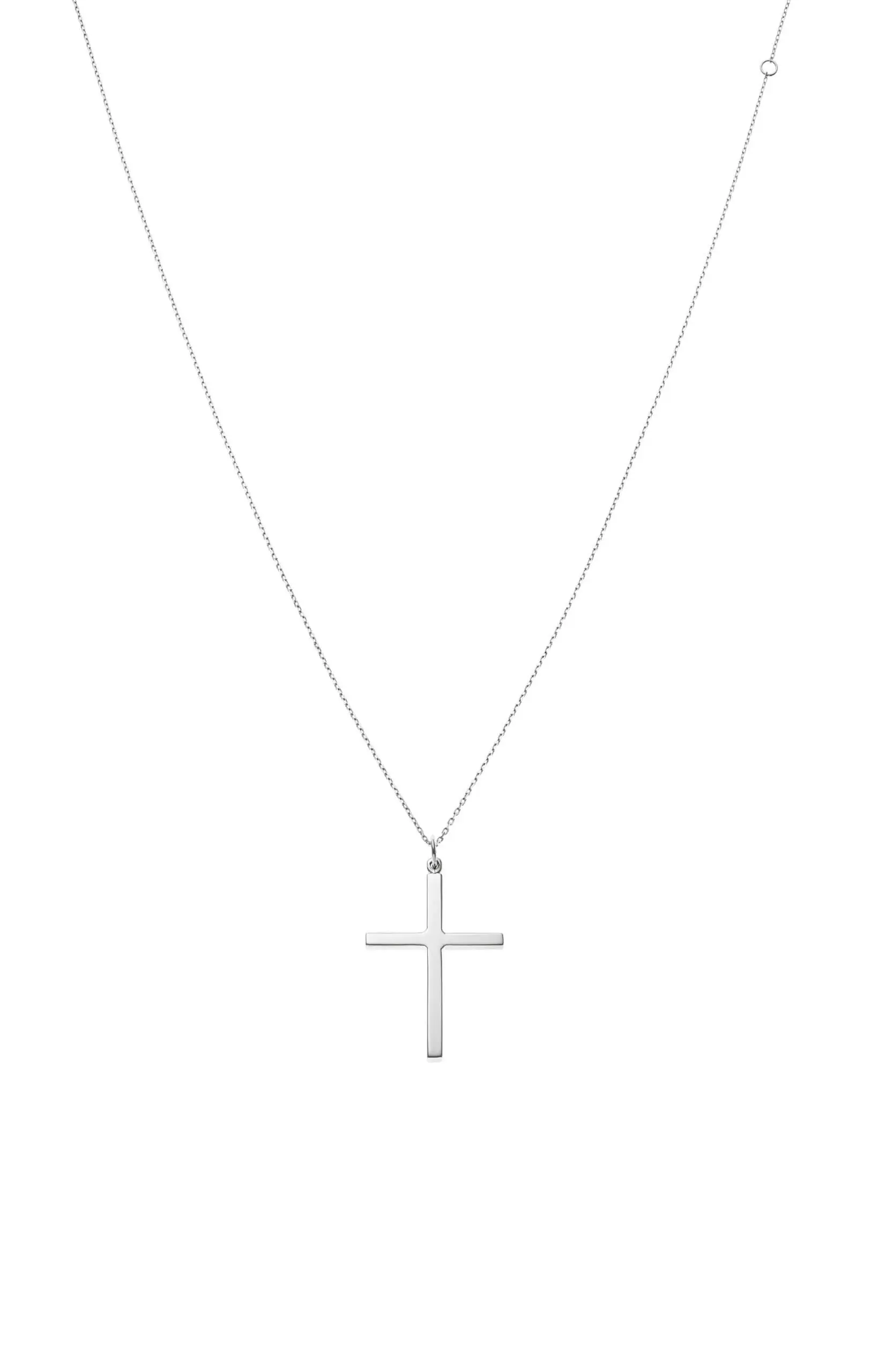 Necklaces Grand Cross, white gold with fast delivery from Guzema