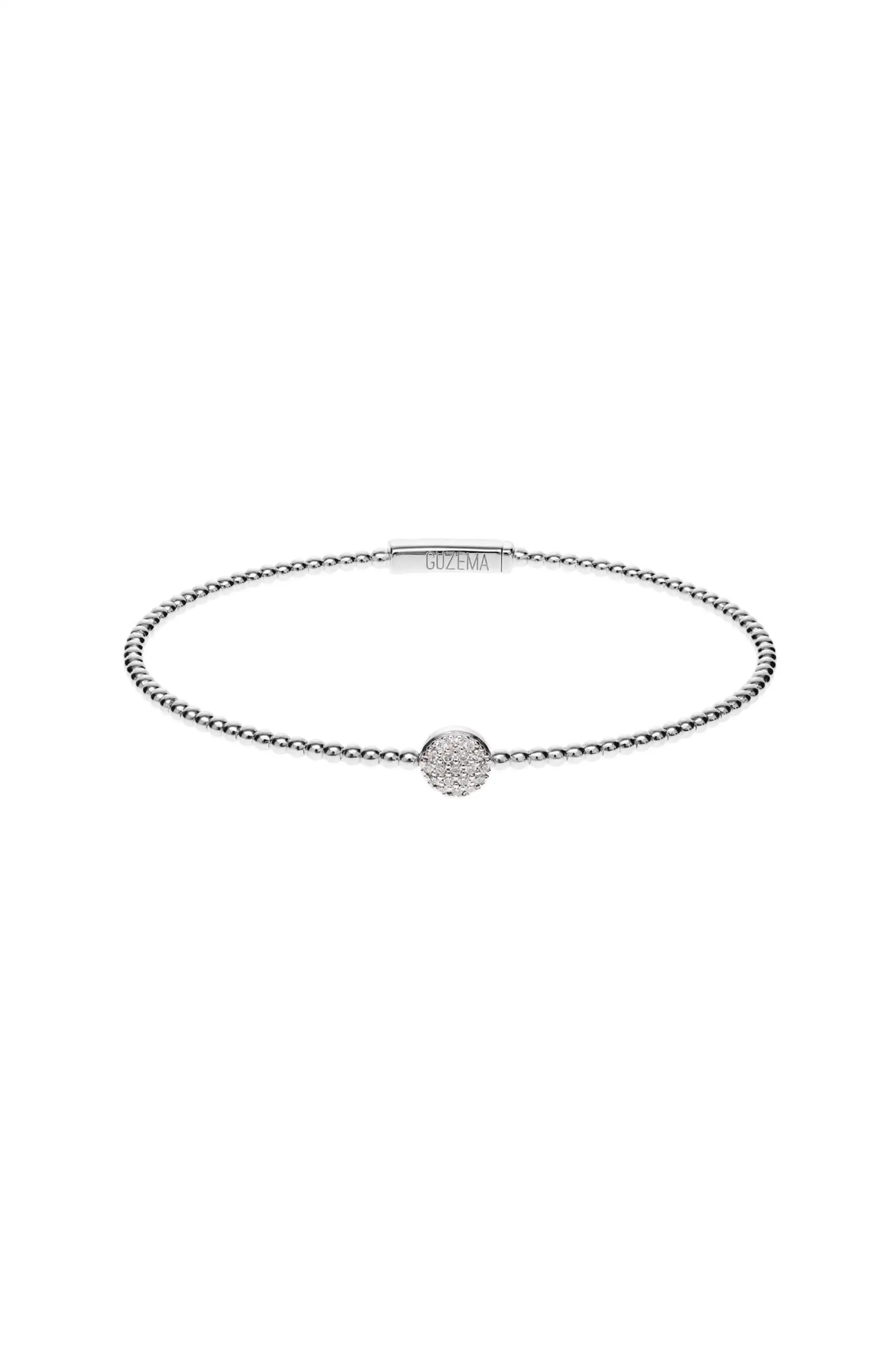 Bracelets Accent Bracelet, diamonds, white gold with high-end craftsmanship from Guzema