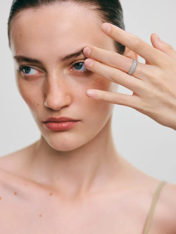 Rings Pave Diamond Ring, white gold available online with expert craftsmanship