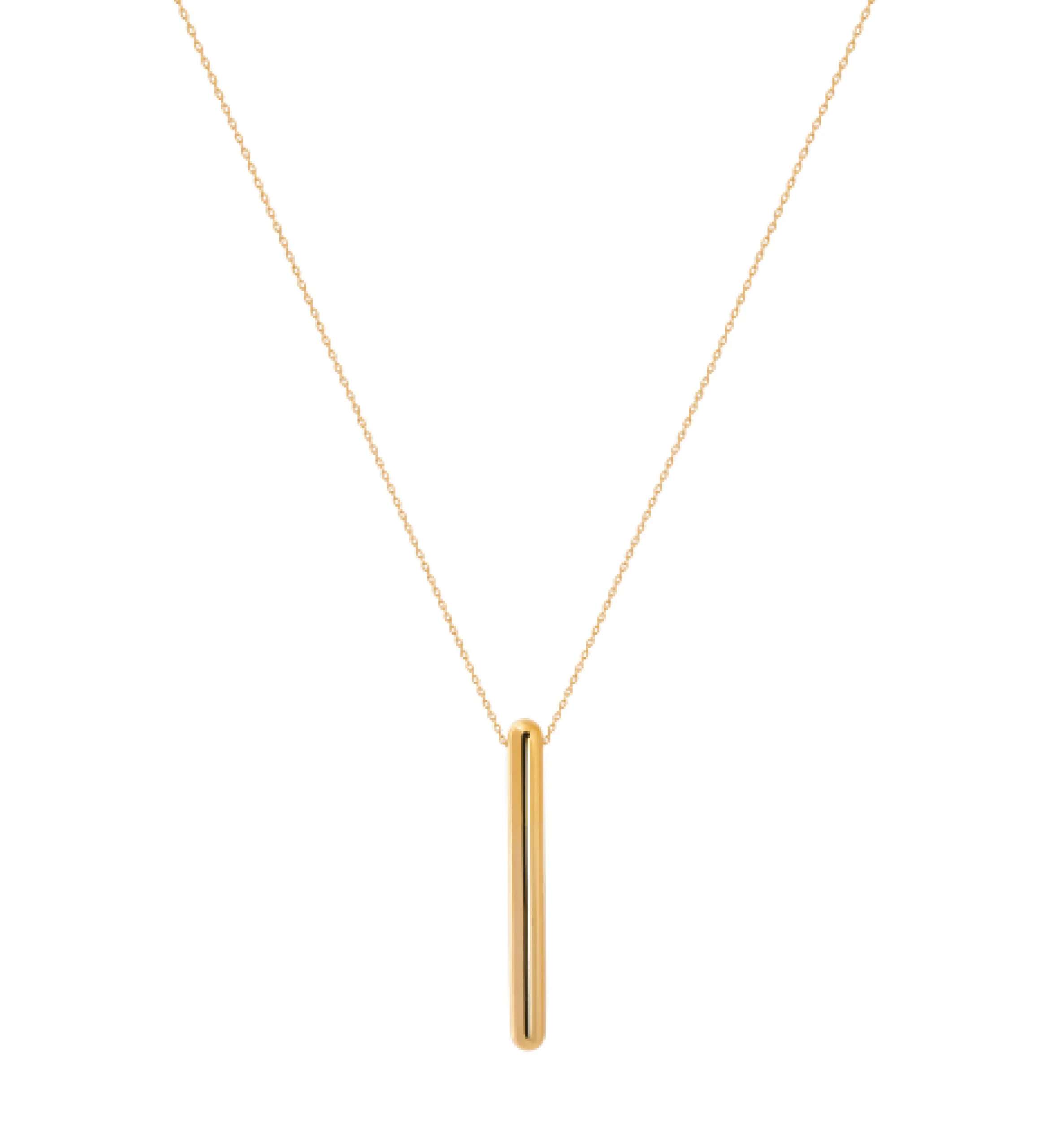 Exclusive Necklaces Mid Capsule Necklace, yellow gold from Guzema