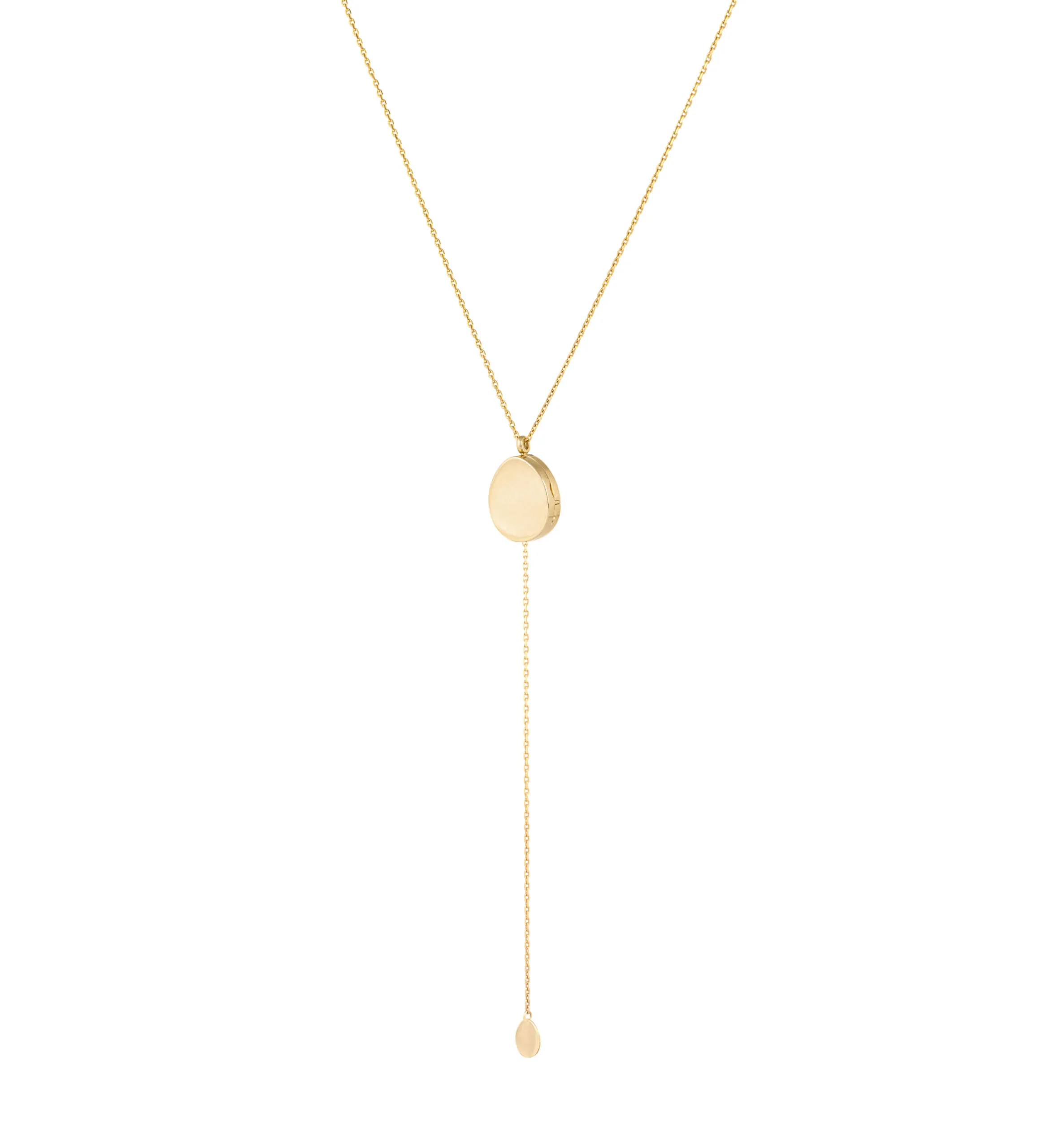 Exclusive Necklaces Oval Locket Necklace, yellow gold from Guzema