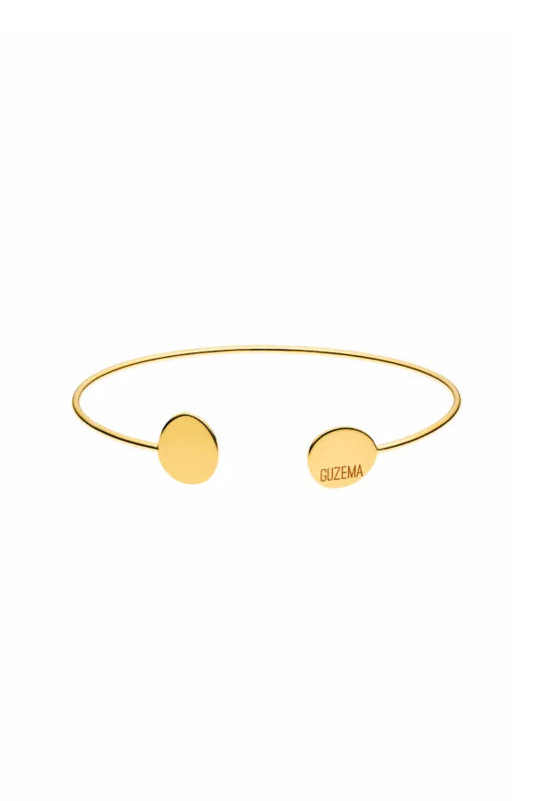 Bracelets Flat Bracelet, yellow gold with high-end craftsmanship from Guzema