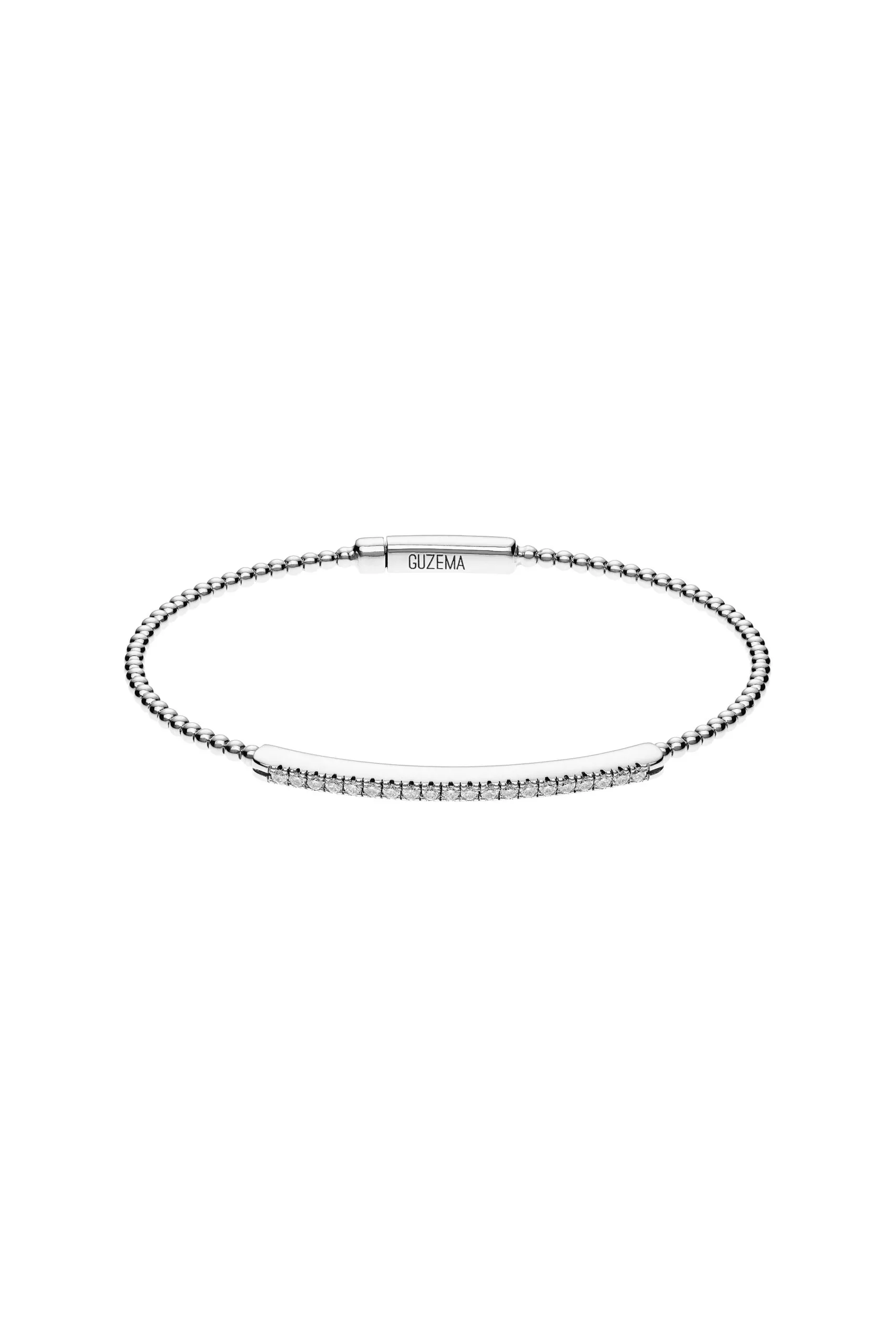 Bracelets Bracelet with 19 diamonds, white gold for everyday elegance