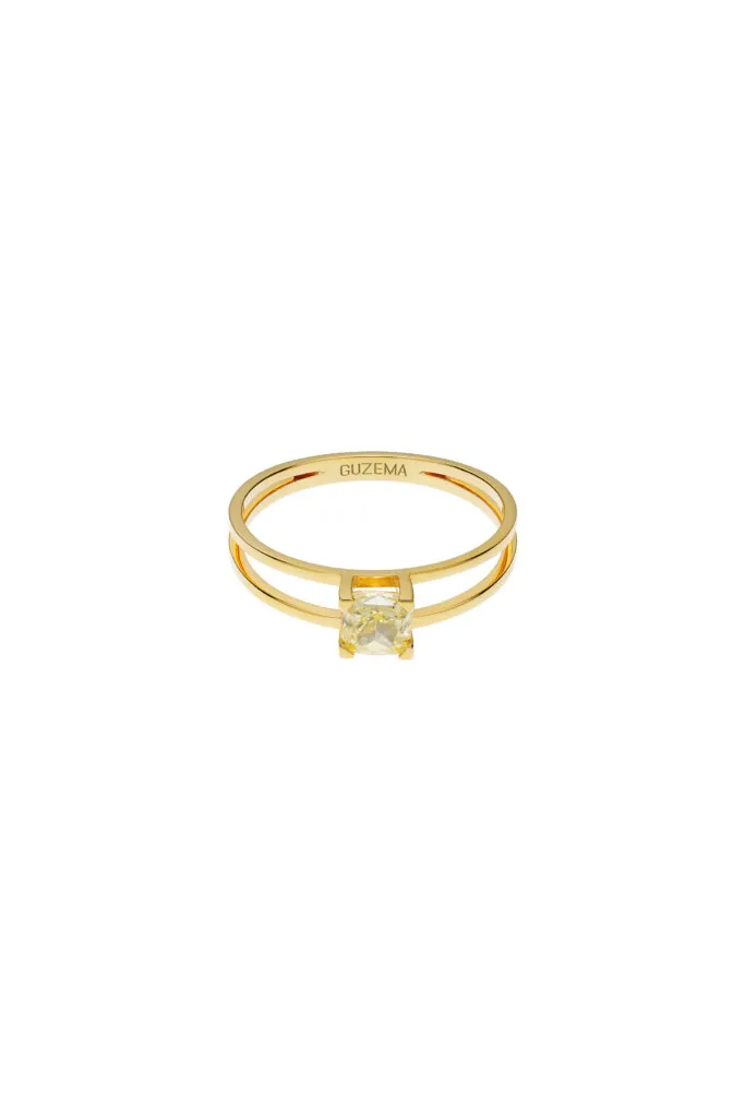 Yellow Diamond Ring