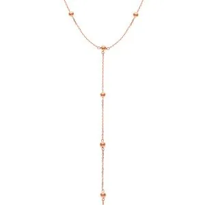 Orbs Transformer Necklace, rose gold