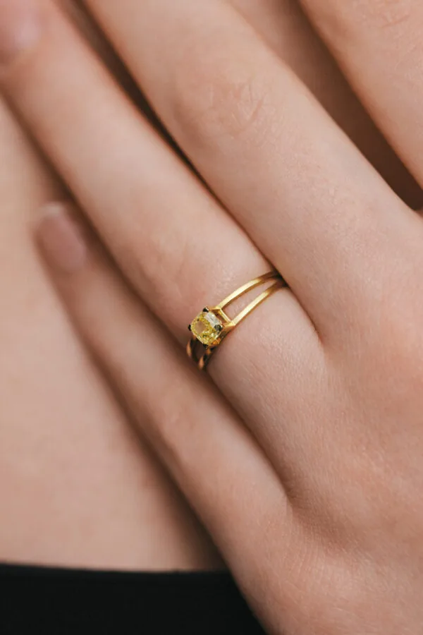 Rings Yellow Diamond Ring, yellow gold available online with expert craftsmanship