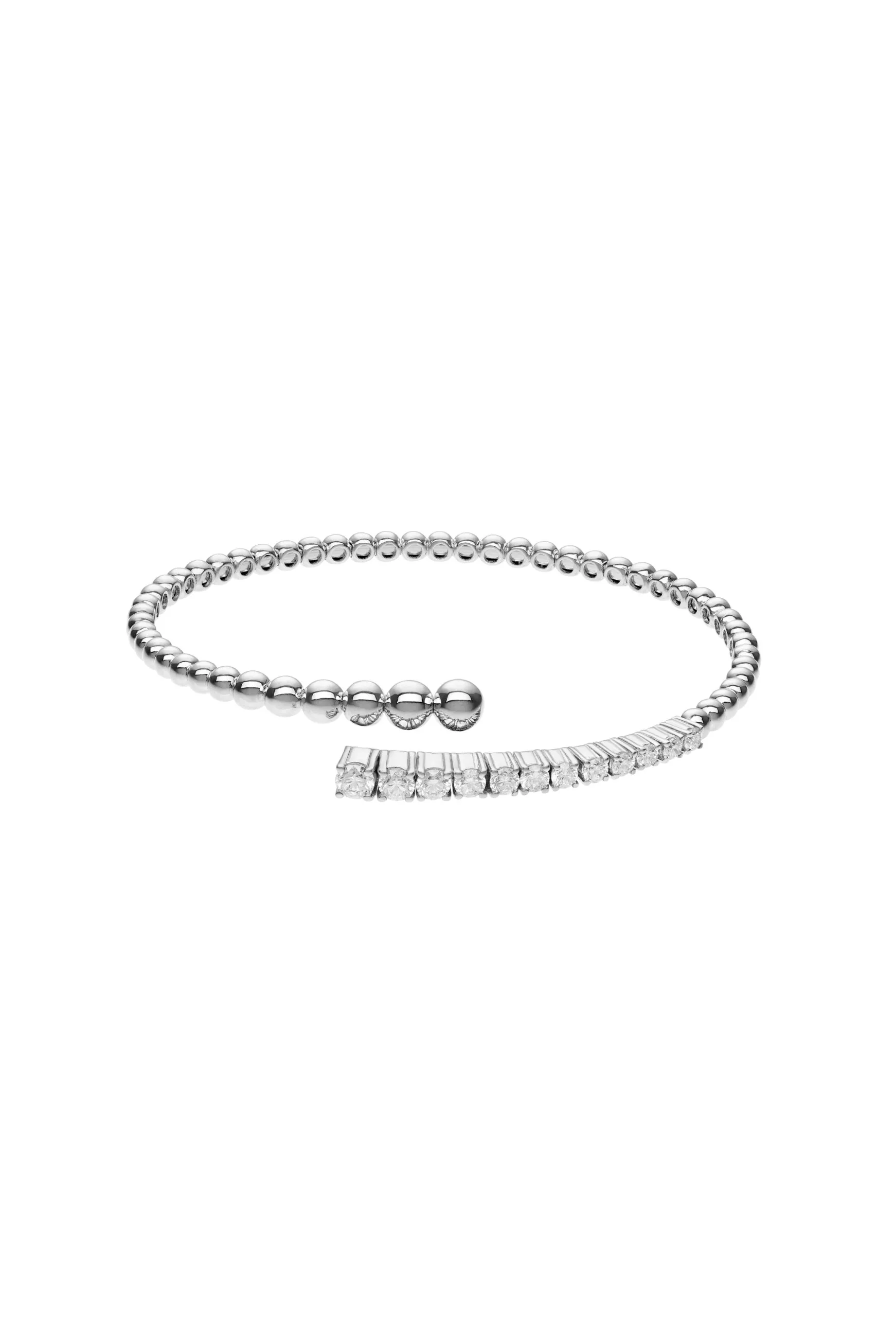 Bracelets Quintessence Diamond Bracelet, white gold with modern elegance