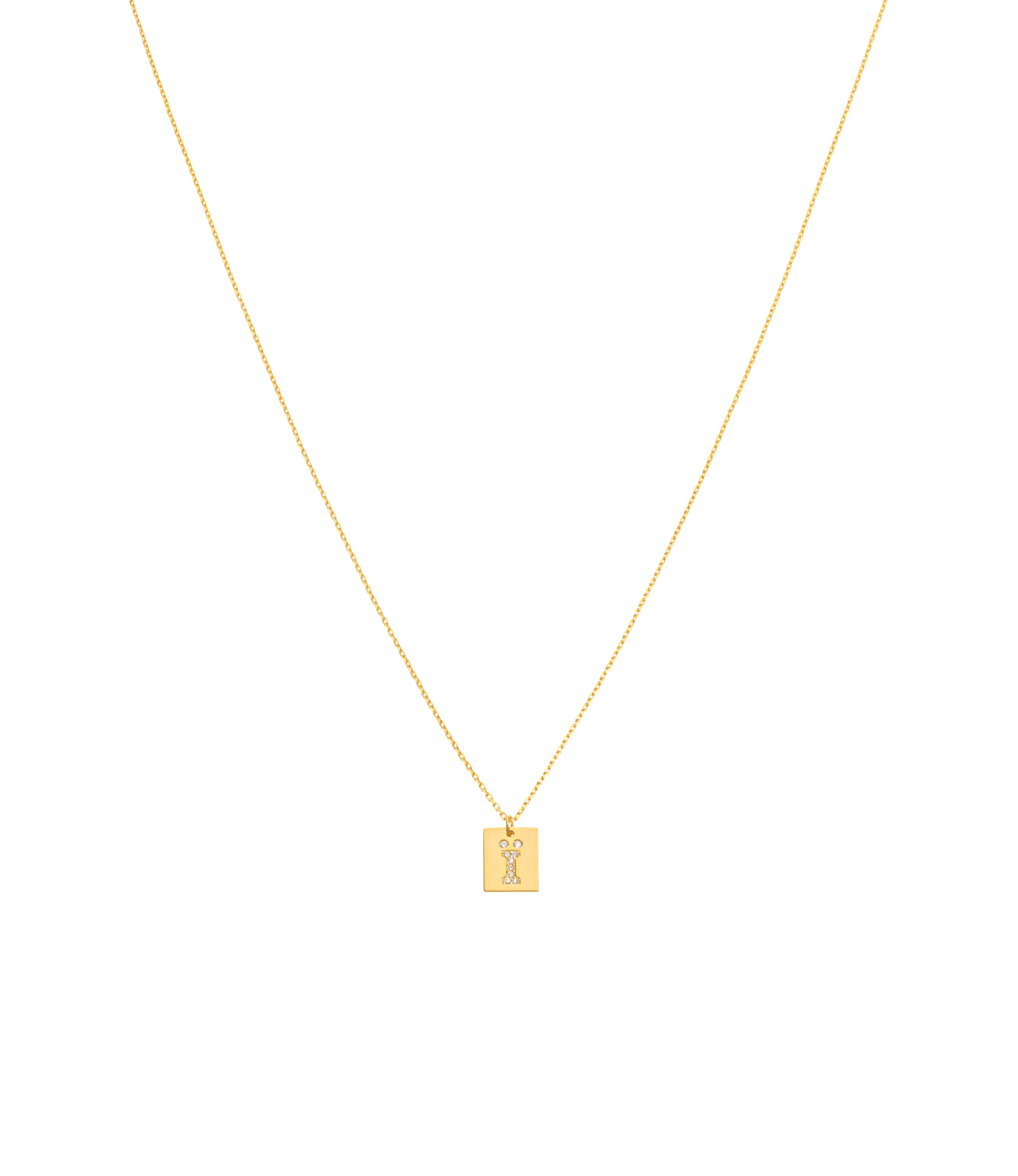 Exclusive Necklaces Essence Necklace, diamonds, yellow gold from Guzema