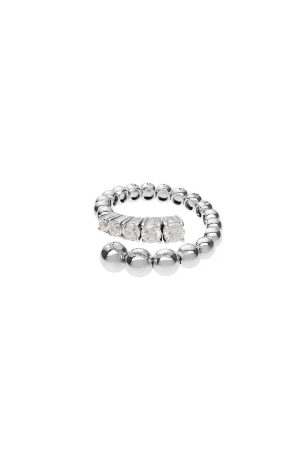 Rings Quintessence Diamond Ring, white gold with luxury craftsmanship from Guzema