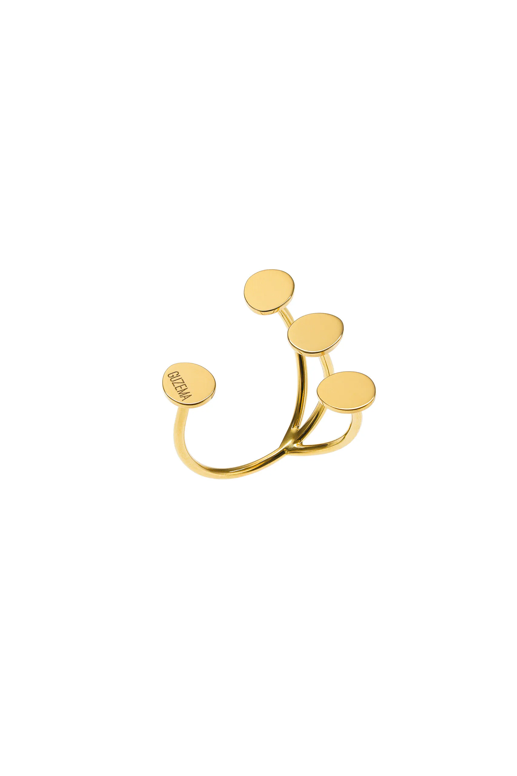 Shop Petal Flat Ring, yellow gold with ease