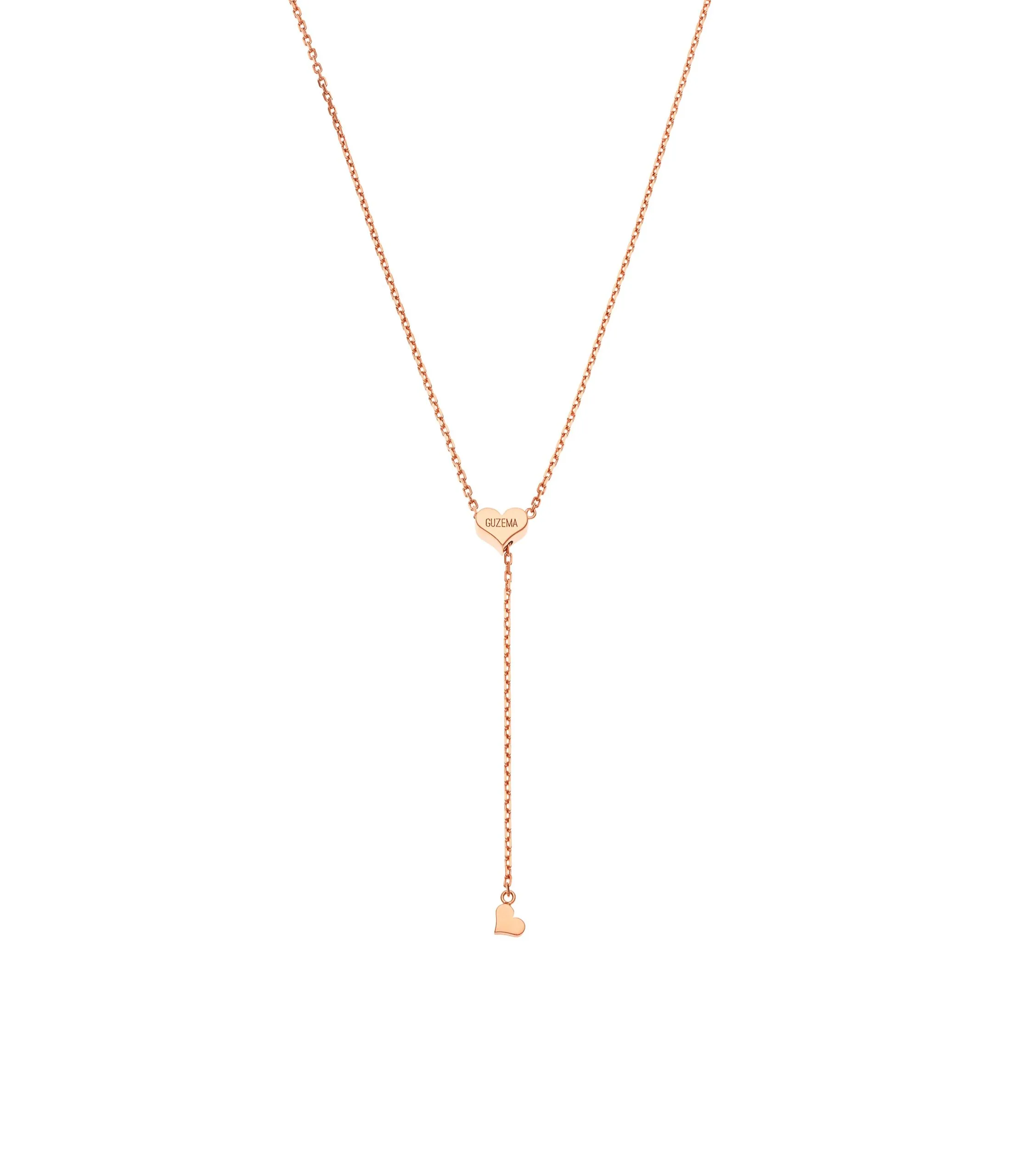 Necklaces Heart Transformer Necklace, rose gold with fast delivery from Guzema
