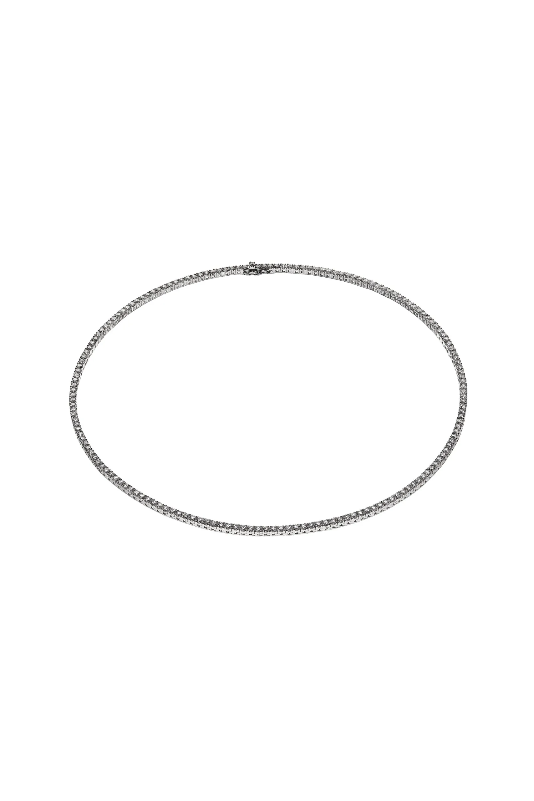 Exclusive Necklaces Tennis Necklace, white gold from Guzema