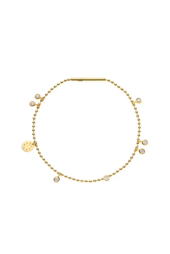 Bracelets Eternal Bracelet, diamonds, yellow gold with modern elegance