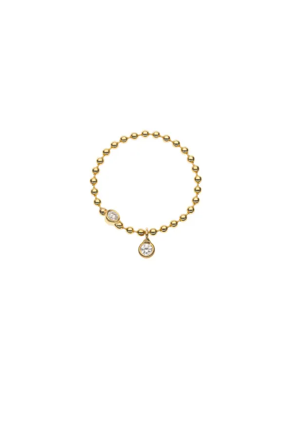 Rings Duo Diamonds Eternal Ring, yellow gold with modern design available now