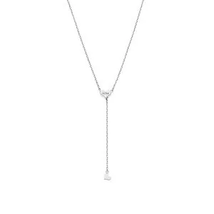 Heart Transformer Necklace, white gold