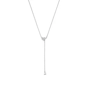 Heart Transformer Necklace, diamonds, white gold