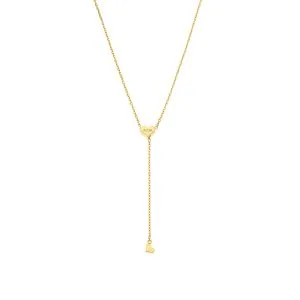 Heart Transformer Necklace, yellow gold