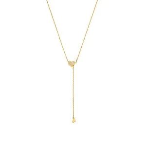 Heart Transformer Necklace, diamonds, yellow gold