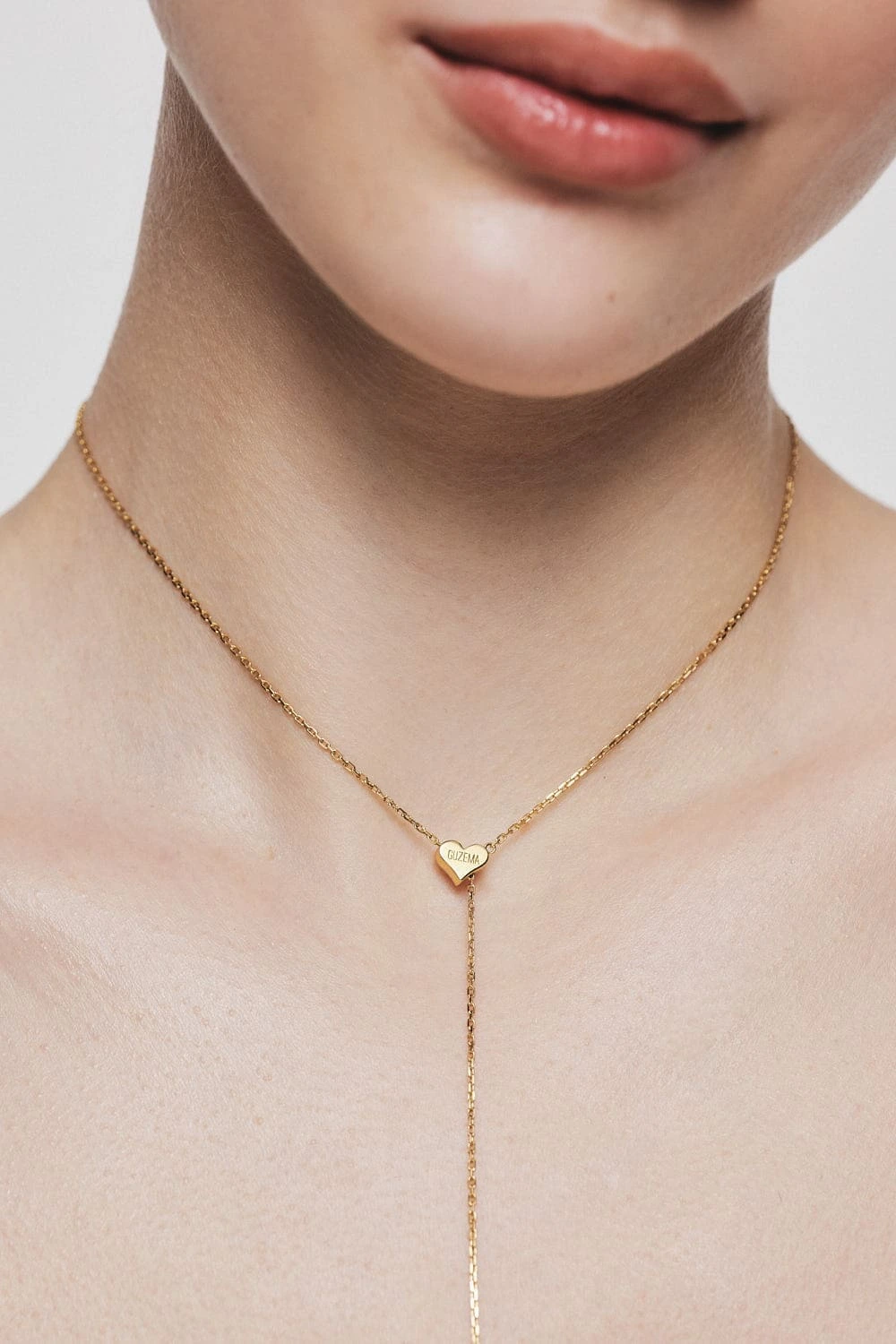 Necklaces Heart Transformer Necklace, yellow gold with fast delivery from Guzema