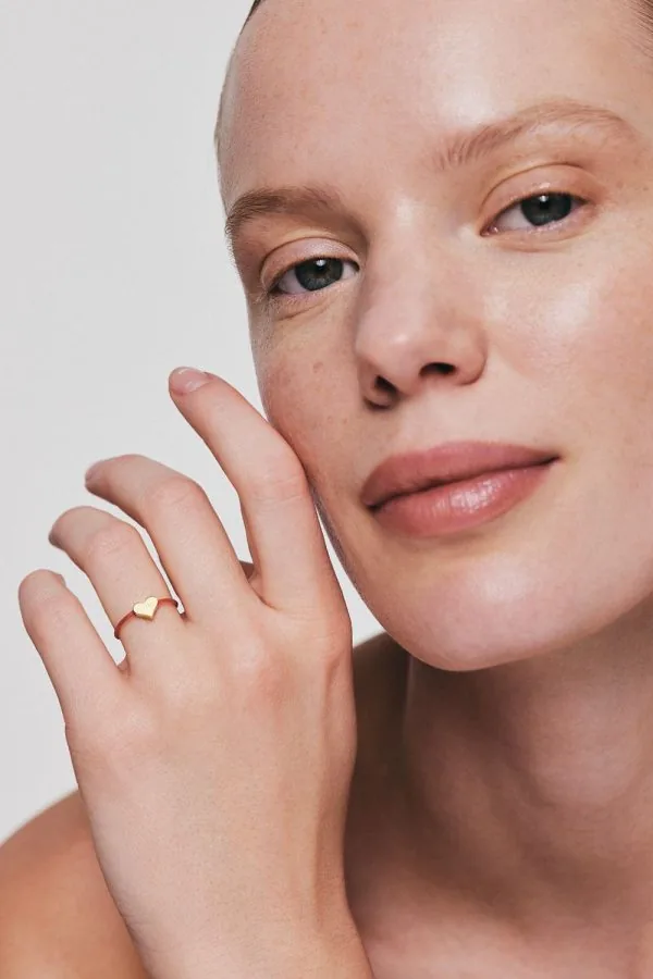 Rings Heart Cord ring, yellow gold available online with expert craftsmanship
