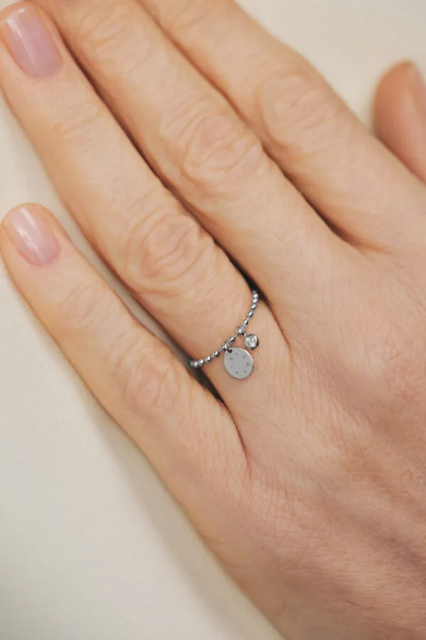 Rings Eternal Flat and Diamond Ring, white gold with modern design available now
