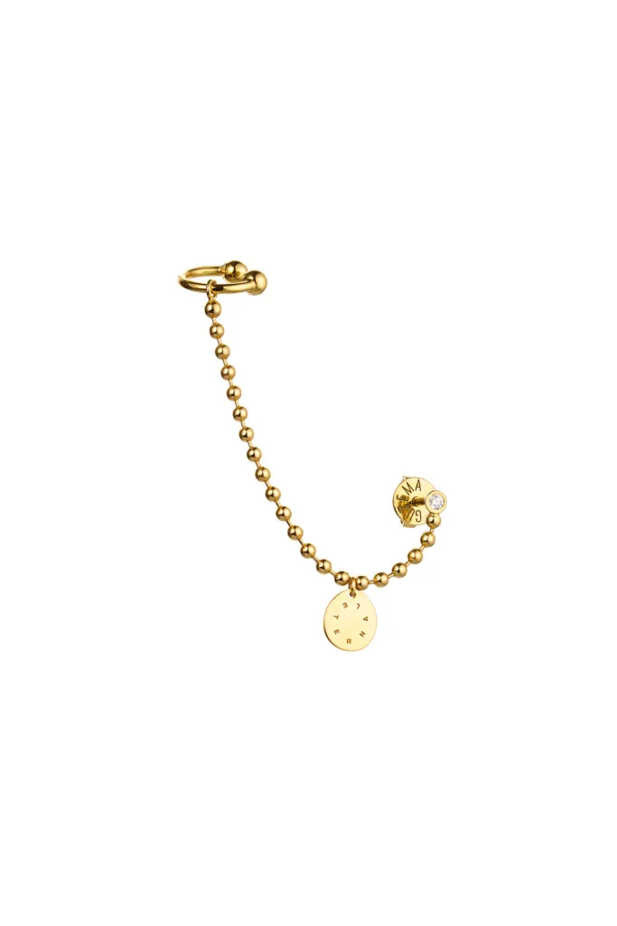 Solo Diamond Eternal Cuff-Earring