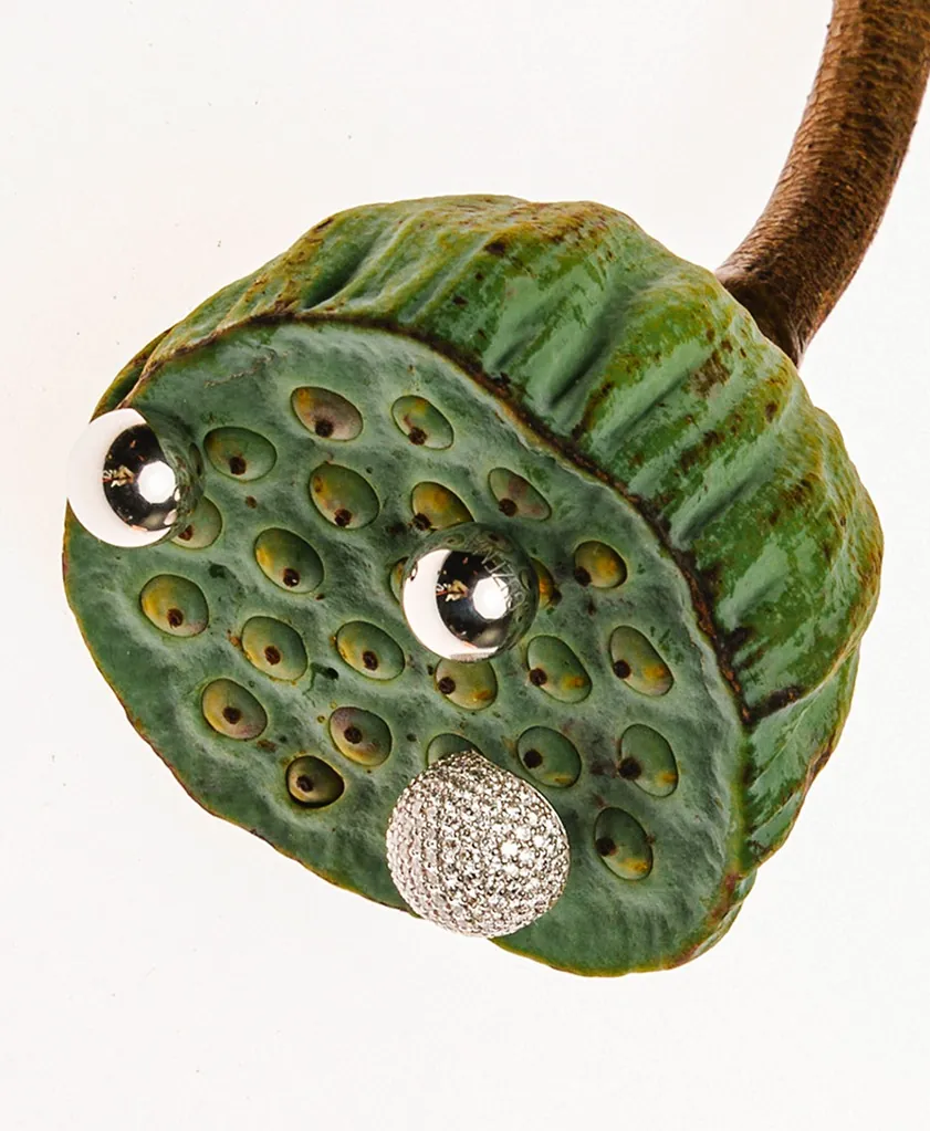 Earrings Mini Sphere Earrings, white gold with timeless design by Guzema