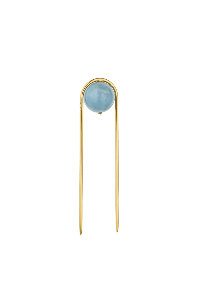 Best Celestial Blue Hairpin, yellow gold for any occasion