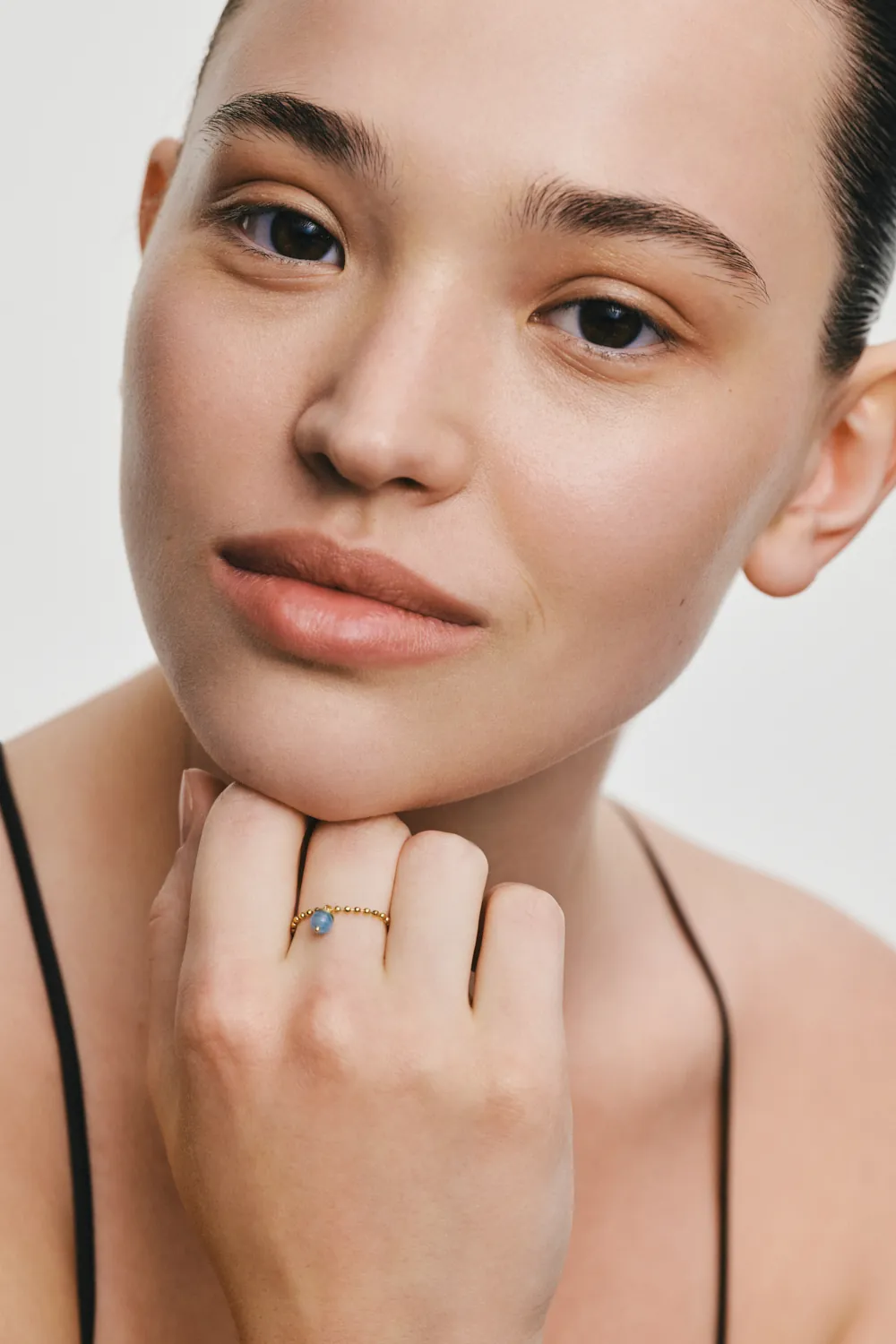 Rings Celestial Blue Pendant Ring with modern design available now