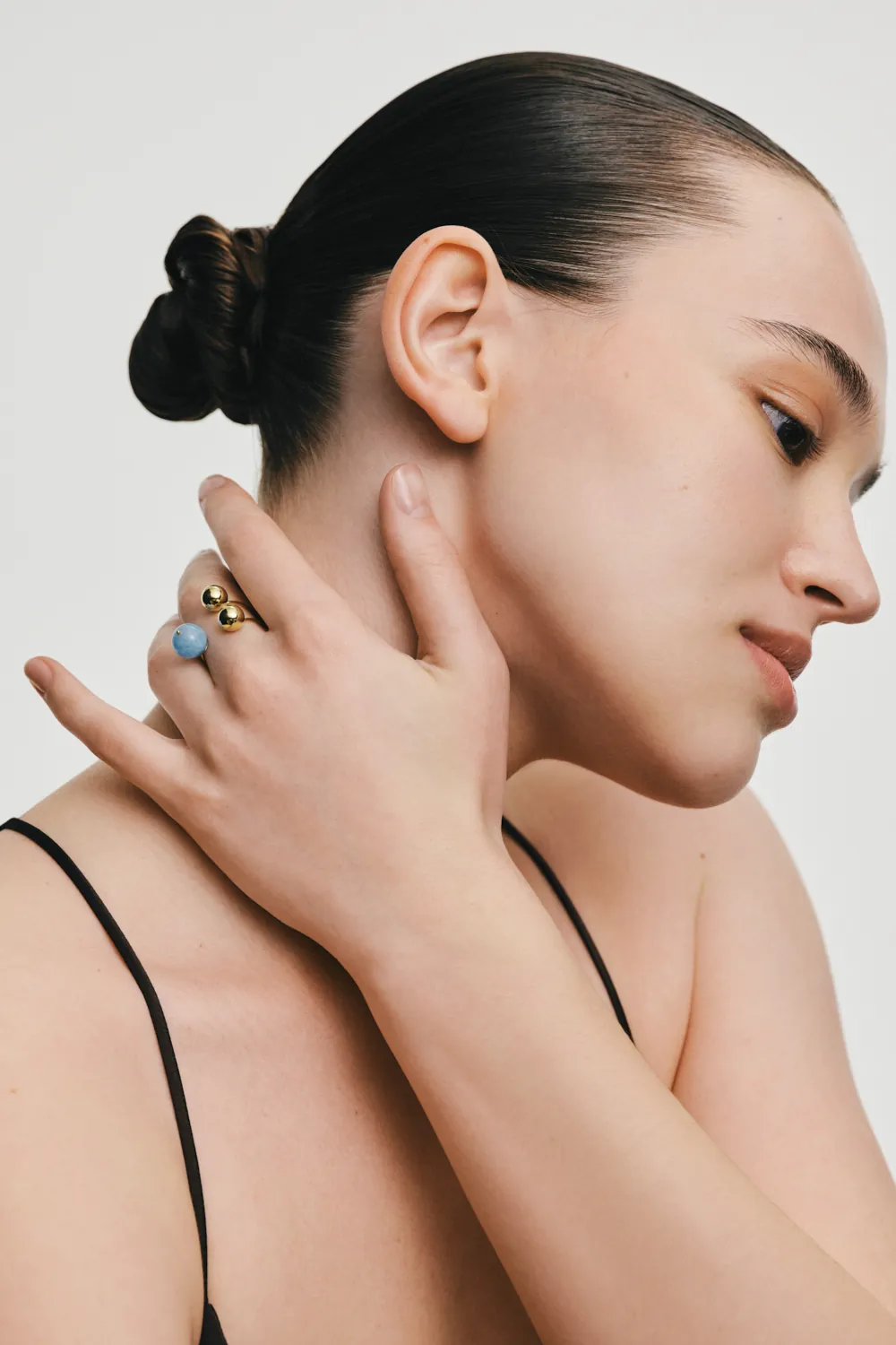Rings Trio Celestial Blue Ring with luxury craftsmanship from Guzema