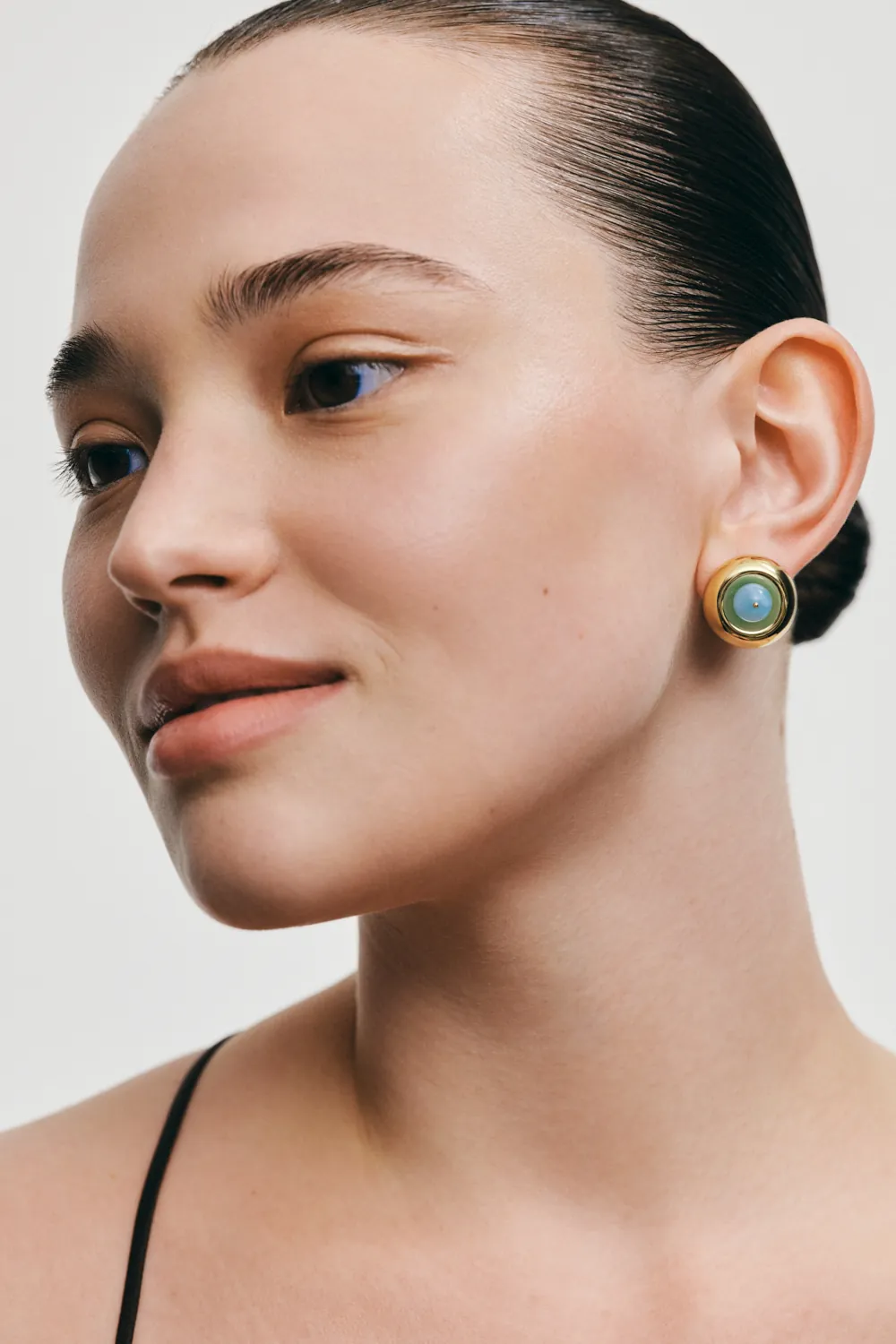 Earrings Celestial Blue Stud Earrings with timeless design by Guzema