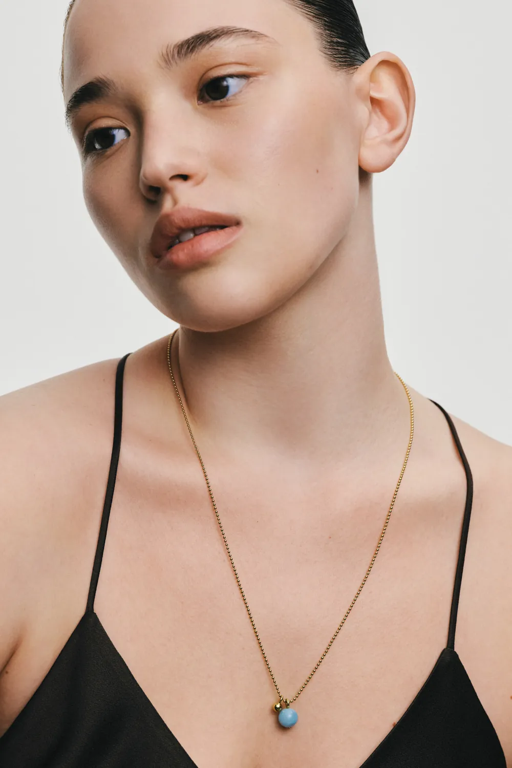 Exclusive Necklaces Celestial Blue Charm Necklace from Guzema