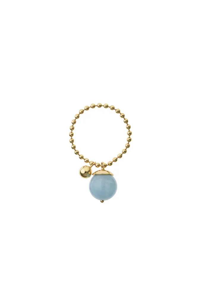 Celestial Blue Charm Ring