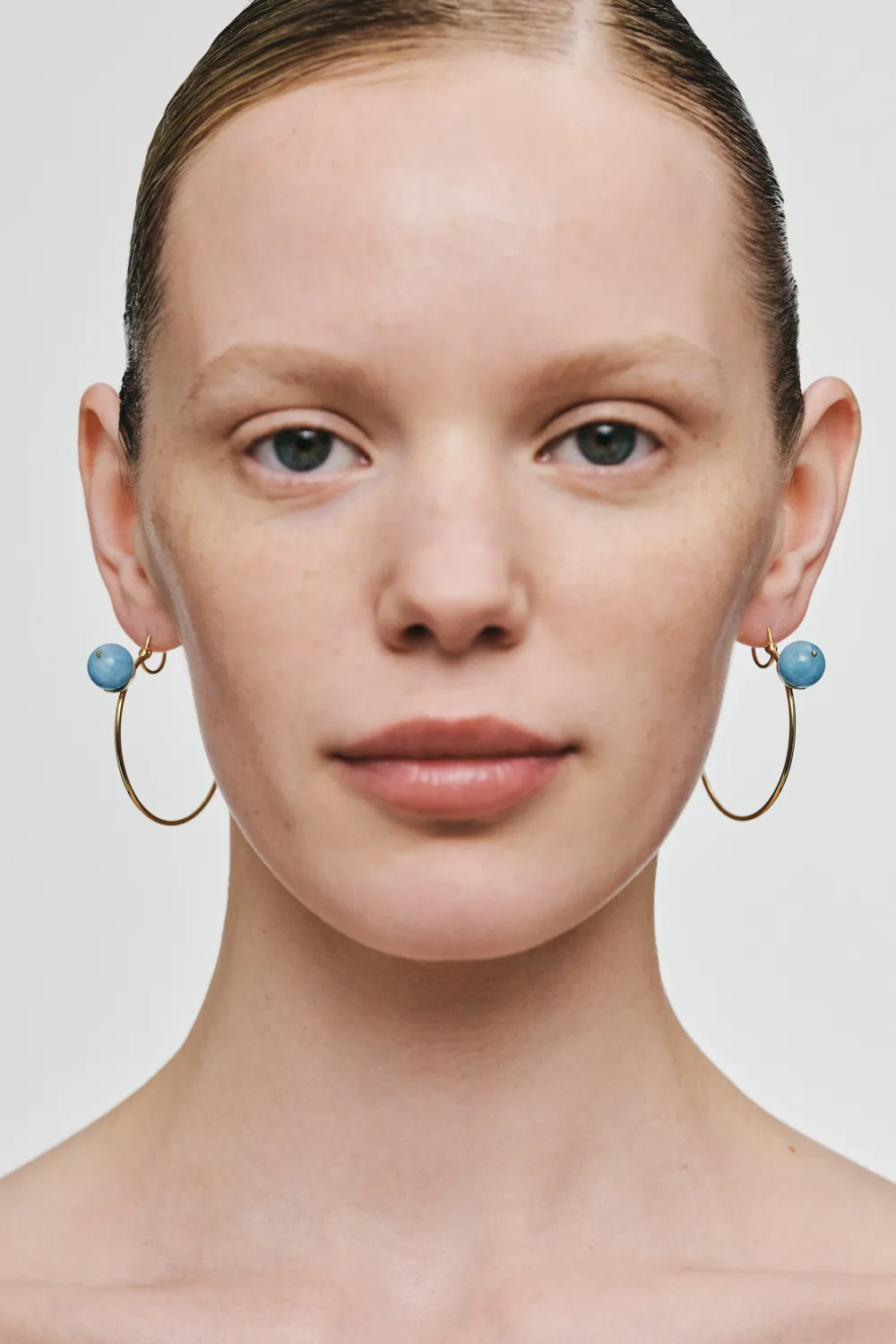 Earrings Celestial Blue Hoop Earrings for a unique and sophisticated look