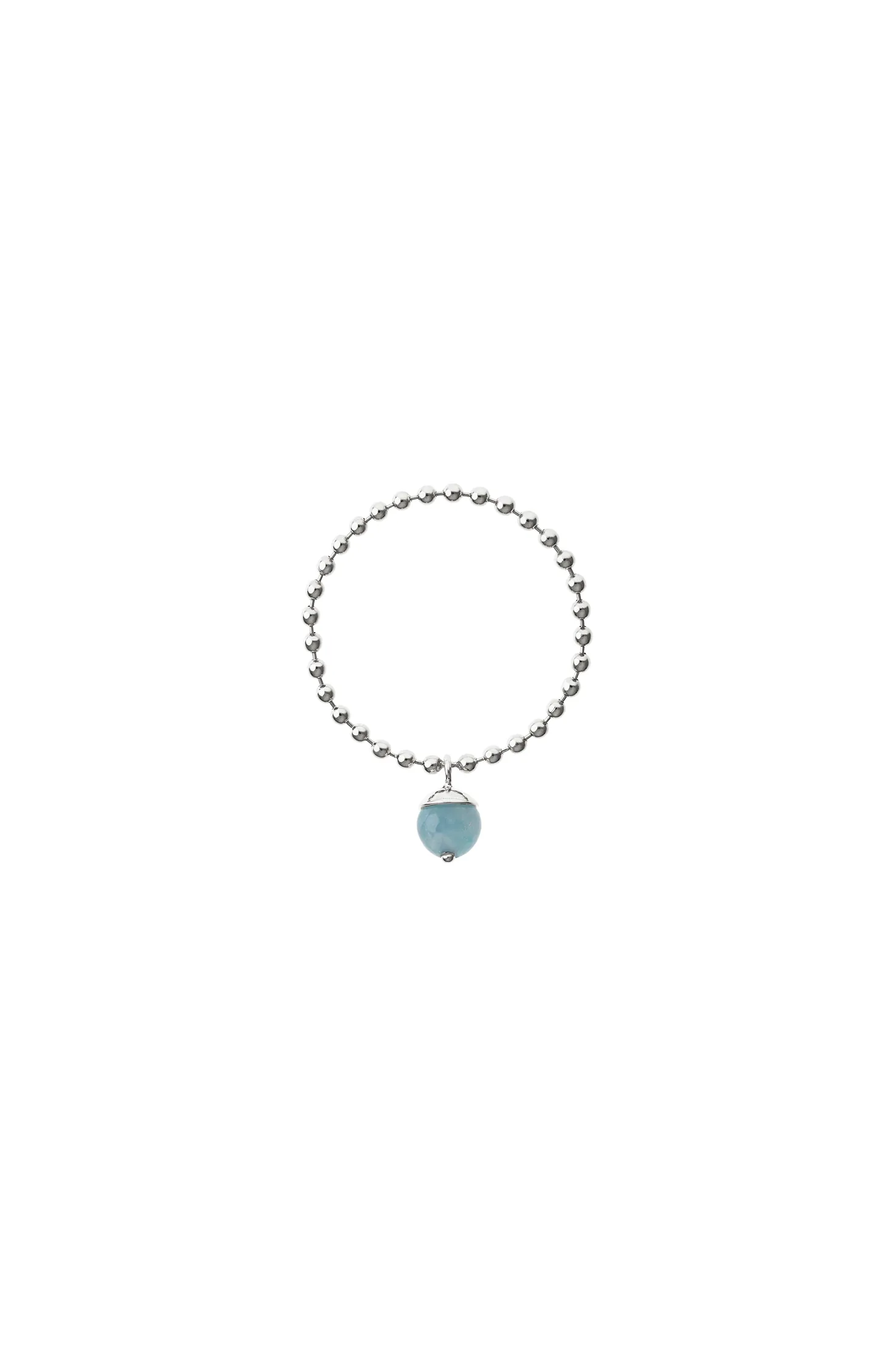 Rings Celestial Blue Pendant Ring, white gold with modern design available now