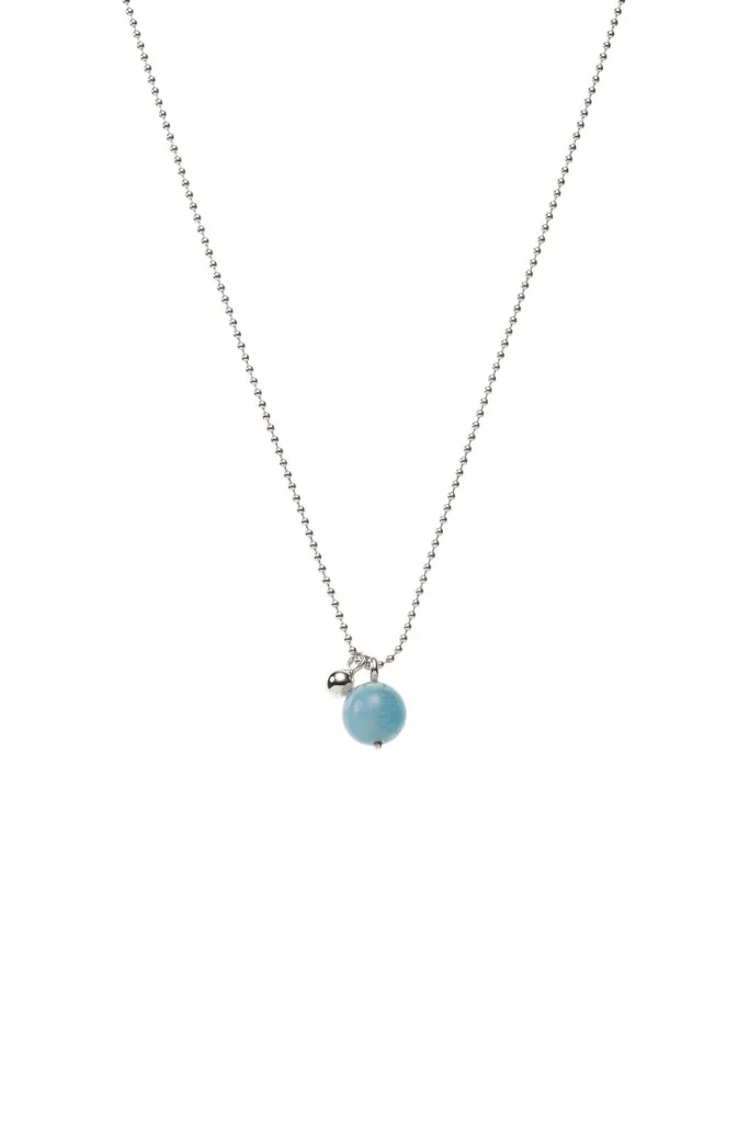Celestial Blue Charm Necklace
