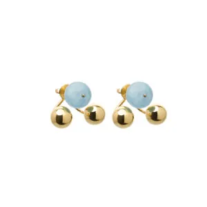 Trio Celestial Blue Earrings