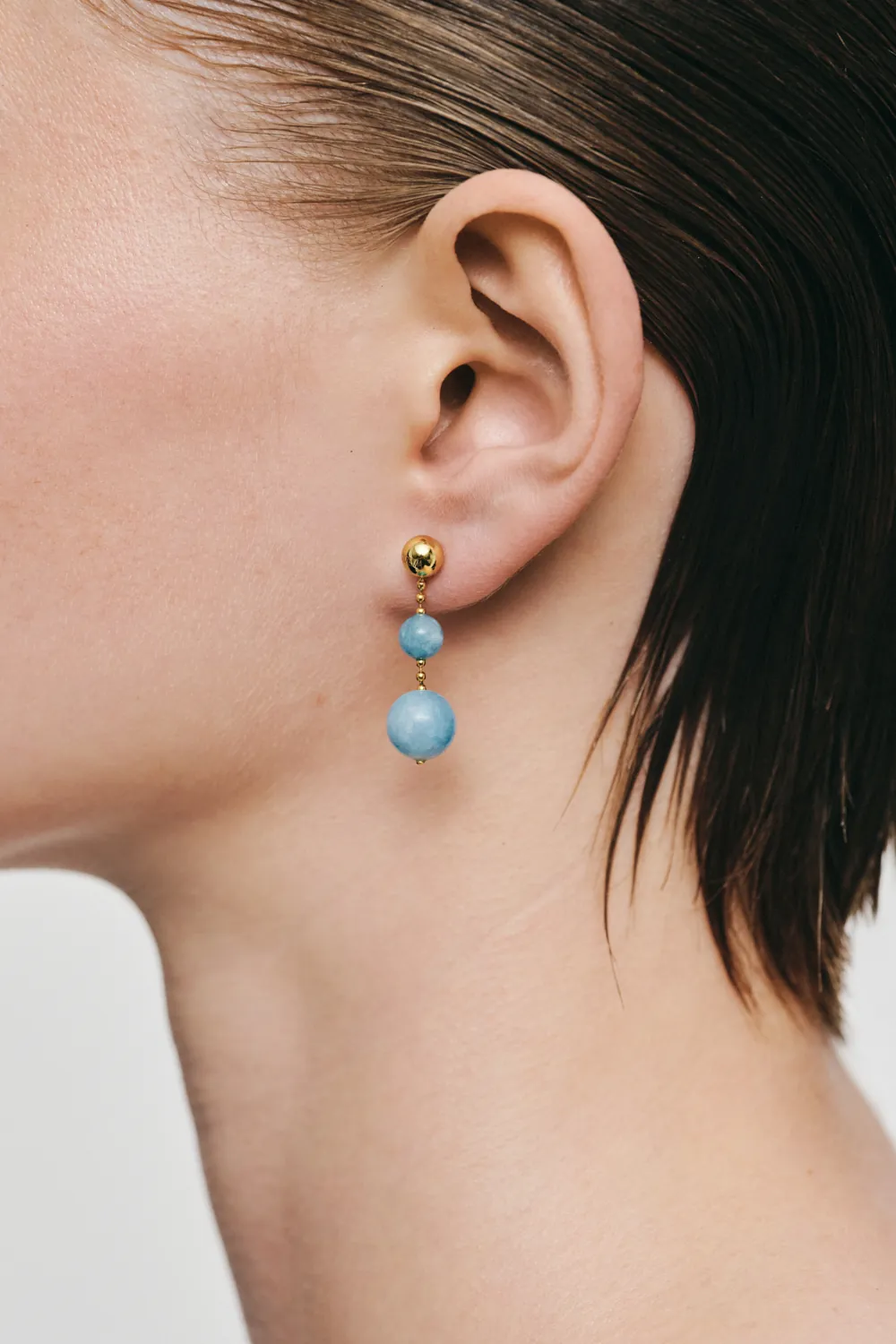 Earrings Celestial Blue Drop Earrings with timeless design by Guzema