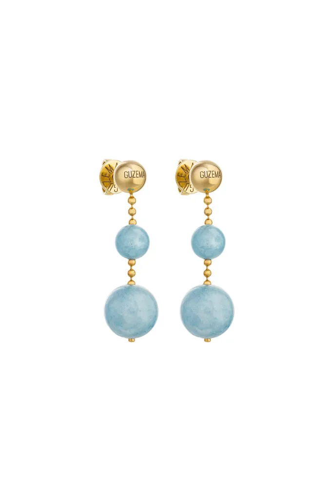 Celestial Blue Drop Earrings