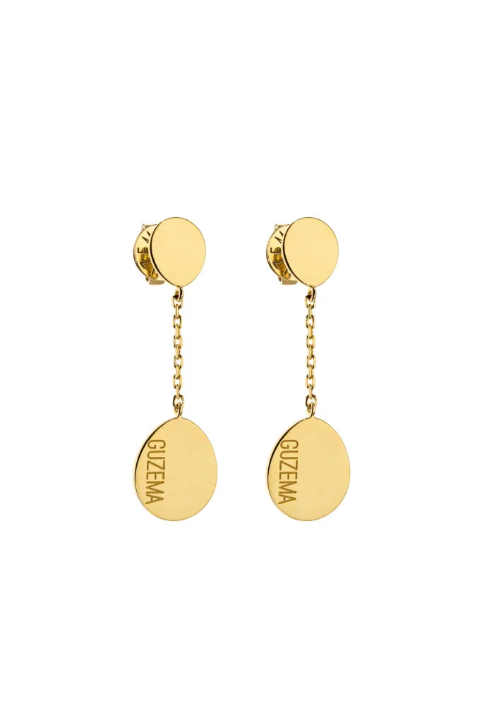 Flat Drop Earrings