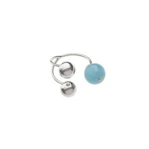Trio Celestial Blue Ring, white gold