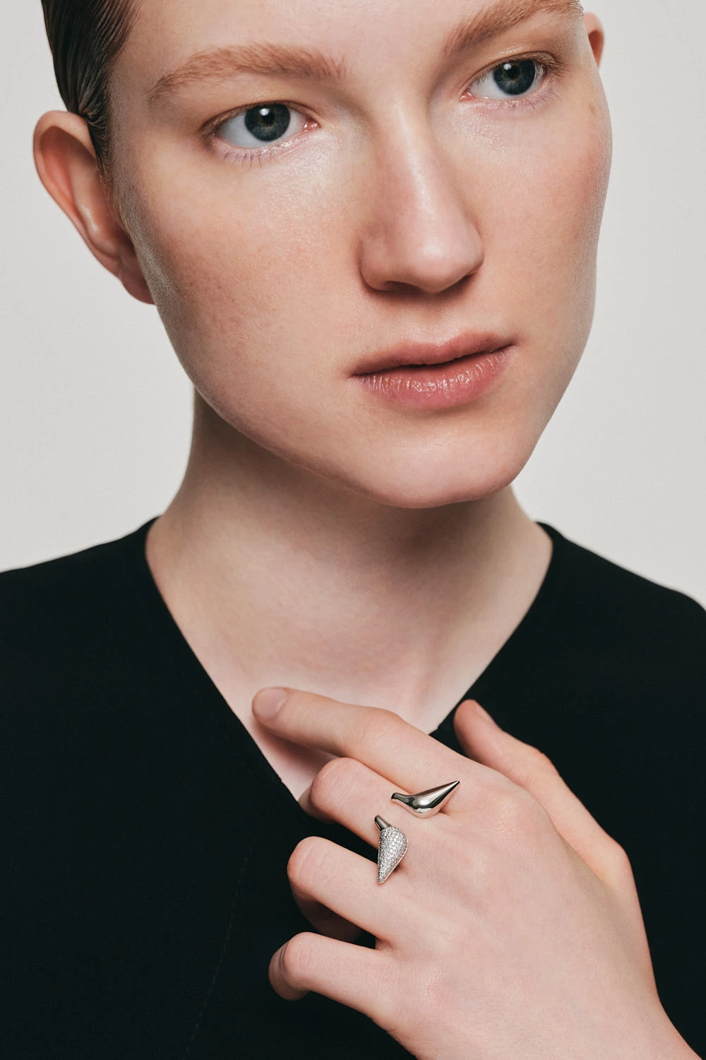 Rings Bird Girl Ring, diamonds, white gold available online with expert craftsmanship