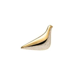 Bird Girl Brooch, diamonds, yellow gold