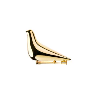 Bird Girl Sculptural Brooch, yellow gold