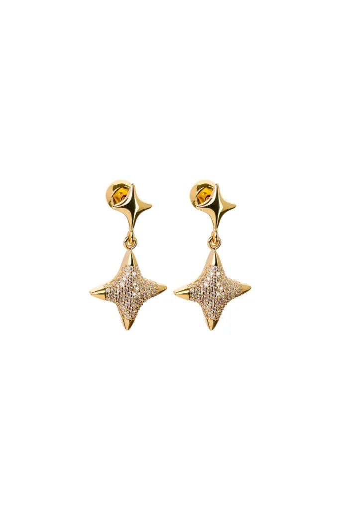 Star Drop Earrings
