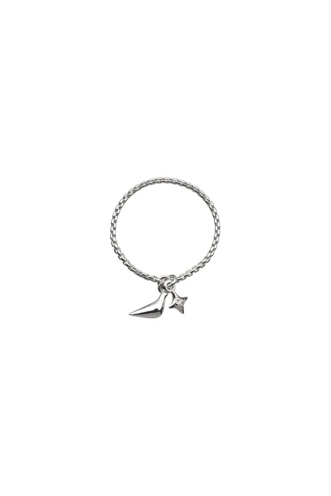 Bird Girl Charm Ring