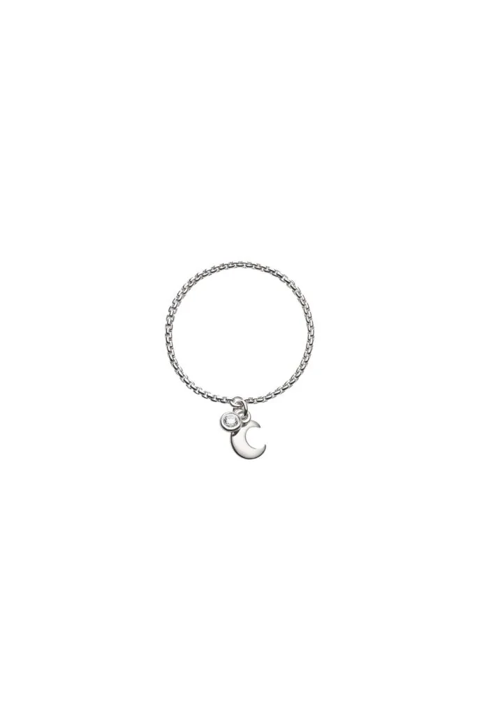 Moon Charm Ring