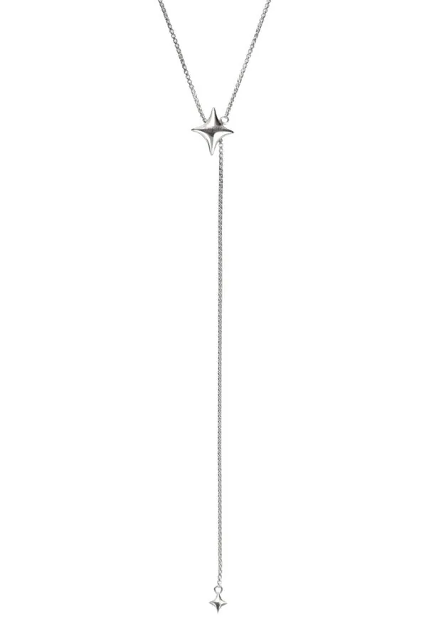 Custom Necklaces Star Transformer Necklace, white gold for a luxurious style