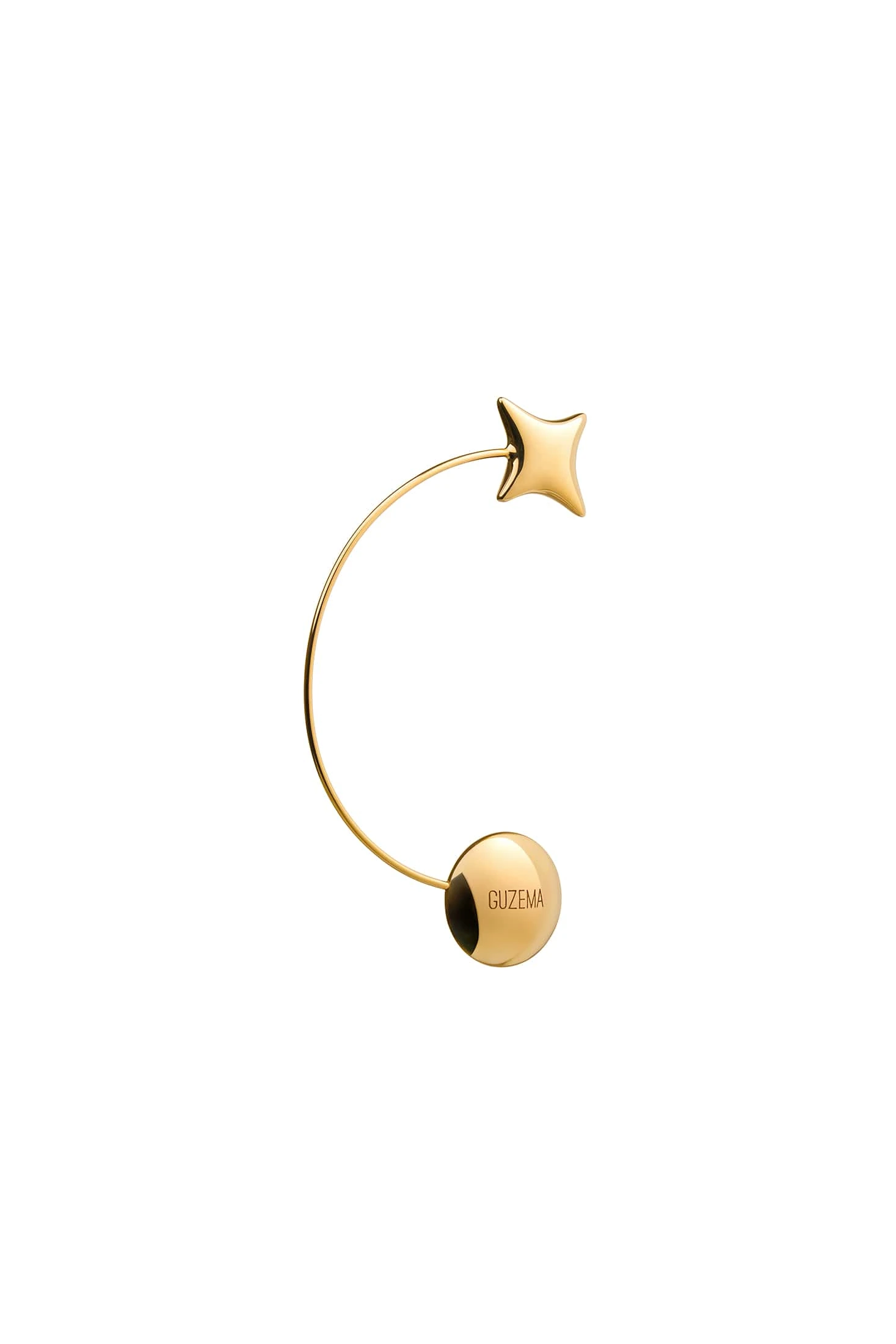 Brooches Star Brooch, yellow gold with unique touch available online