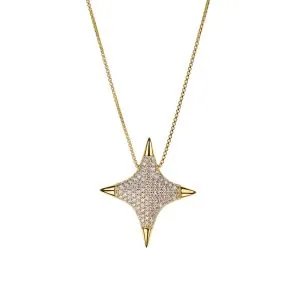 Star Pendant, yellow gold